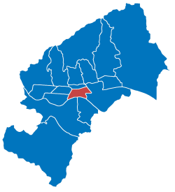 Map of Trnje District (Zagreb)